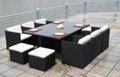 Rattan dining set (T2101B) 1