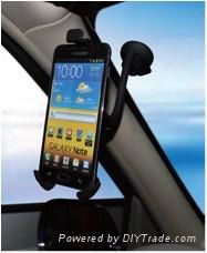360 degree Gooseneck car cellphone and gps holder mount