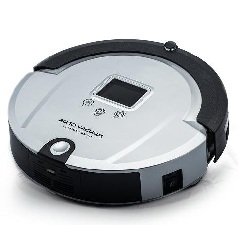 portable Home Sweeper Bagless floor cleaning robot Amtidy A320 Silver