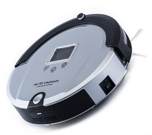 portable Home Sweeper Bagless floor cleaning robot Amtidy A320 Silver 4