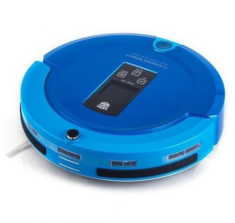 A325 Amtidy Portable Anti-Fall and Anti-Collision Robotic Vacuum Cleaner Blue 3