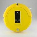 auto LCD Screen mini robot vacuum cleaner A325 Amtidy Yellow 1