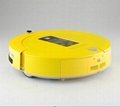 auto LCD Screen mini robot vacuum cleaner A325 Amtidy Yellow 5