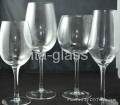 Handmade Noble elegant clear glass