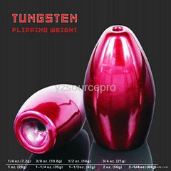 fishing tackle /tungsten bullet weight/tungsten flipping weight 2-1/4oz