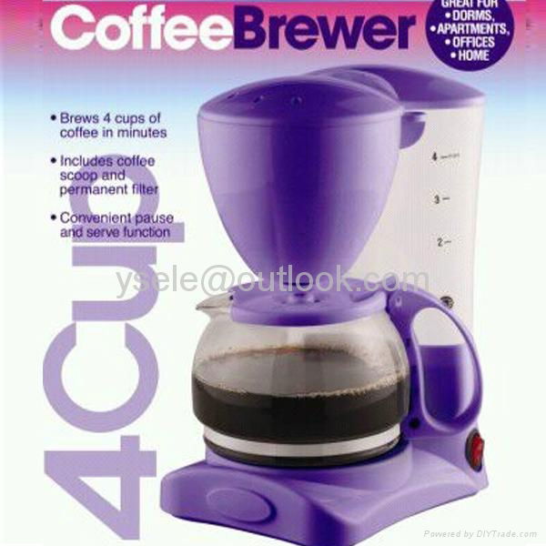 4 cups coffee brewer 2