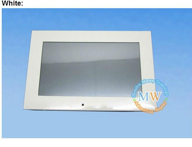 Narrow frame 10 inch lcd ad player  2