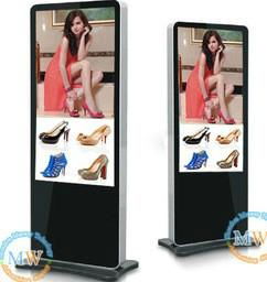 Multi-zone display and slim type 55 inch floor stand indoor lcd advertising
