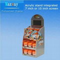 Promotion stand integrated 7 inch lcd