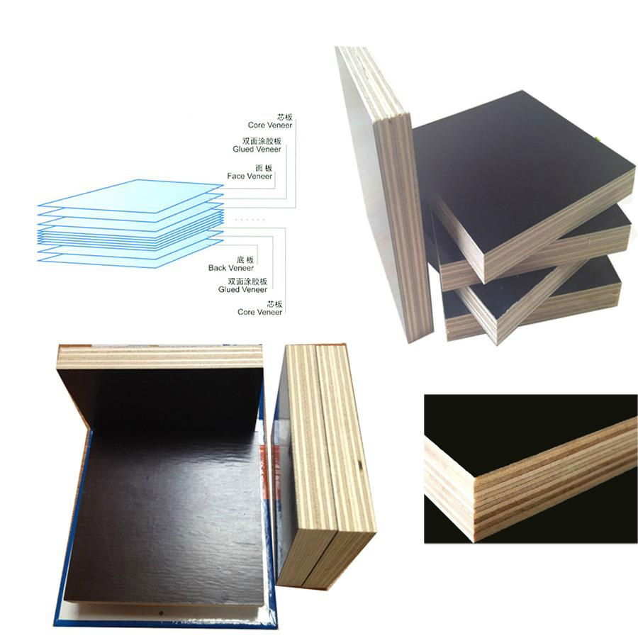 giga high quality black film faced construction materials 3