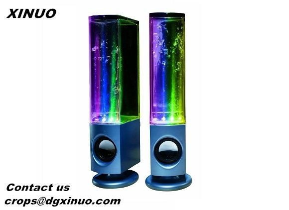 Hot Led Large water dancing speaker fountain speaker