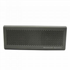 Black hi-fi bluetooth speaker with classic design