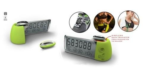 Multi function pocket pedometer with the calendar clock 2
