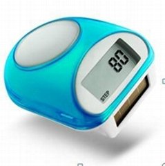 Compact solar energy pedometer with many colors