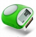 Compact solar energy pedometer with many colors 4