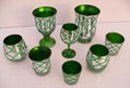 Metallic Paint Plated Candle Holders 1