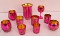 Metallic Paint Plated Candle Holders 3