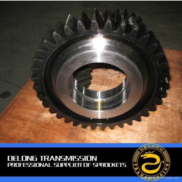 High Quality Coated Zinc Spur Gear For Industrial Machine 3