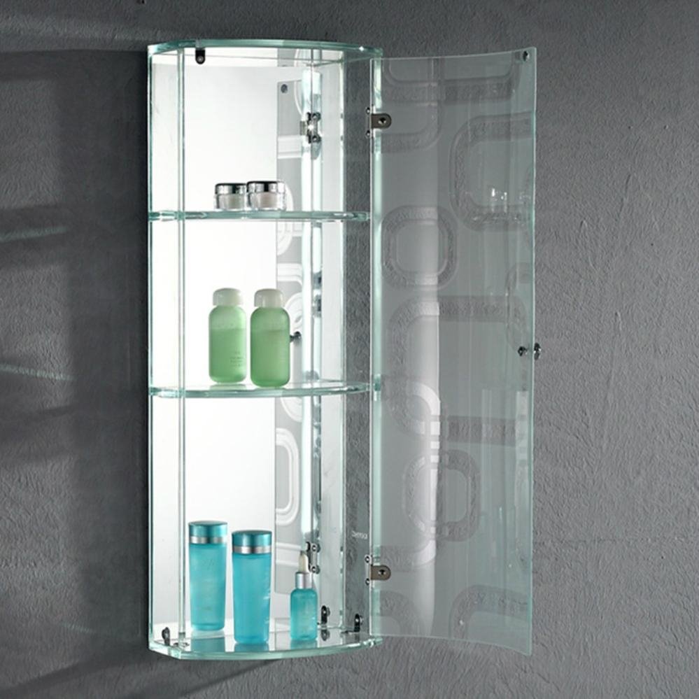 Glass storage cabinet 5