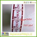 High quality custom adhesive label for