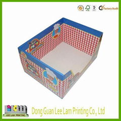 Excellent PVC Transparent Decorative Window Paper Display Box