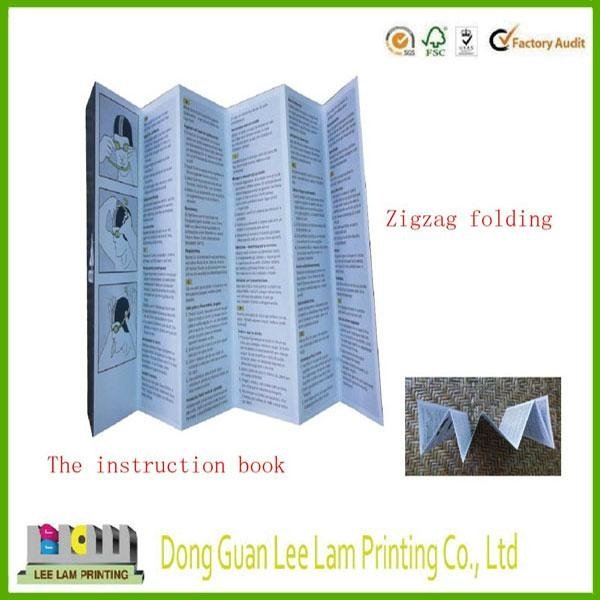 High quality Zigzag folding board book printing service