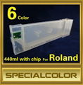 Empty Refill Ink Cartridge For Roland (440ml, With Chip) 1