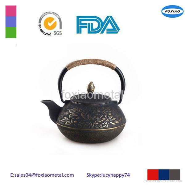 Enameled Cast Iron Teapot