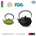 Enameled Cast Iron Teapot 4