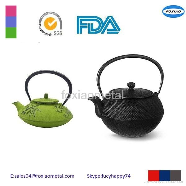 Enameled Cast Iron Teapot 4