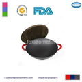 Enameled Cast Iron Wok 1