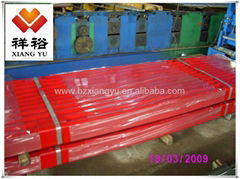 Corrugated steel plate