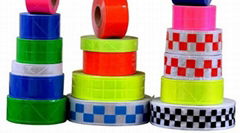 Micro prismatic reflective PVC tape