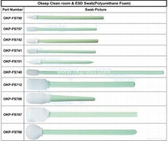 100 ppi (Z) Polyurethane Foam Swabs Series