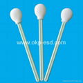 Cleanroom Circular Head Foam Swab