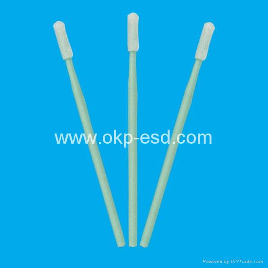 Cleanroom Circular Head Cleaning Foam Swab 