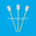 Cleanroom Rectangular Double-Layer Polyester Head Swab 1