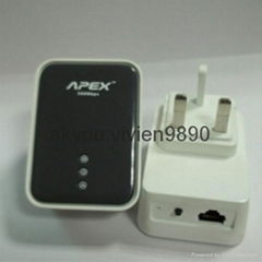 print your logo's green color 500Mbps plc homeplug powerline adapter