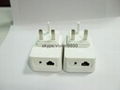 10/100/1000Mbps and RJ45 two ports wireless 200mbps powerline adapter 3