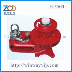 3500lbs worm gear winch