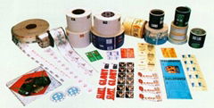 adhesive sticker print factory in China