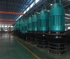 Axial flow submersible pump