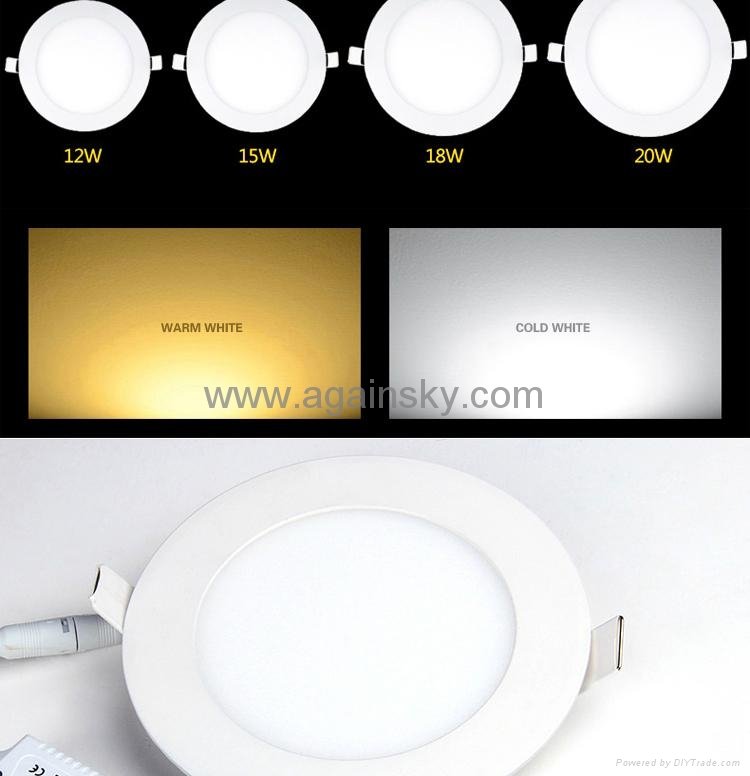 3W LED Panel Lamp with Rounded Shape 3