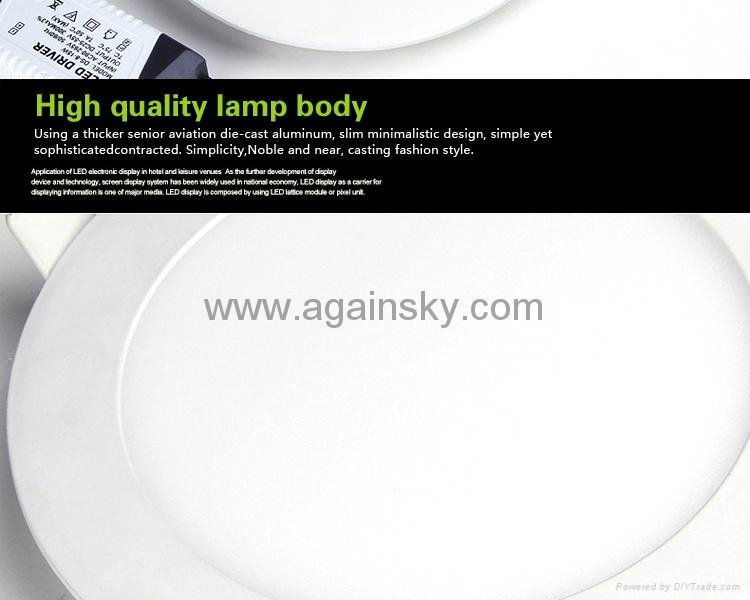 3W LED Panel Lamp with Rounded Shape 4