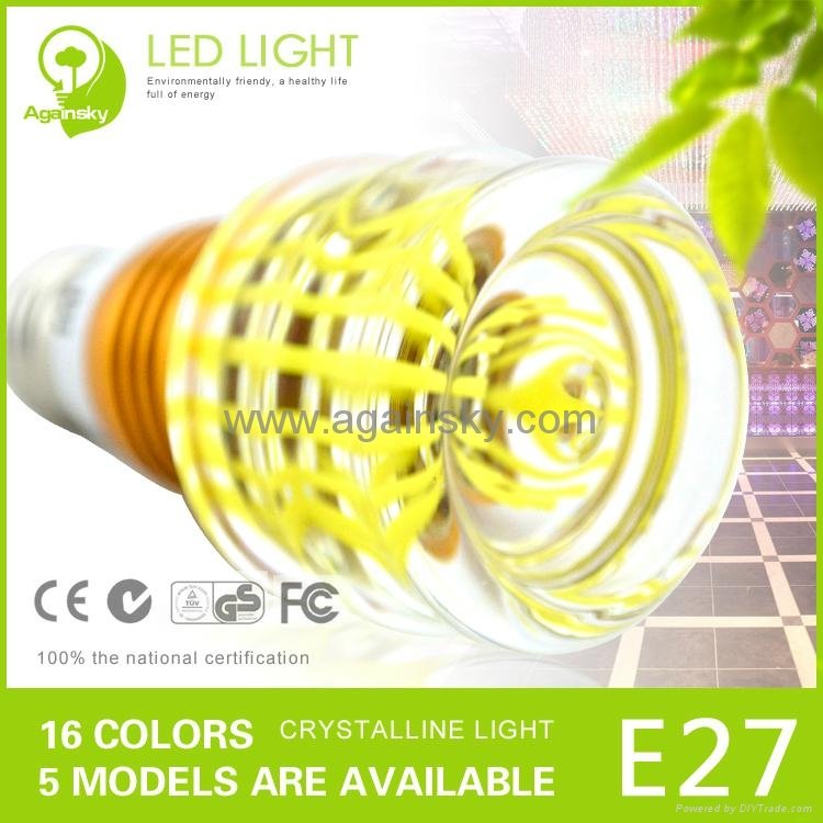 RGB LED Crystal Light with Several Shapes 2