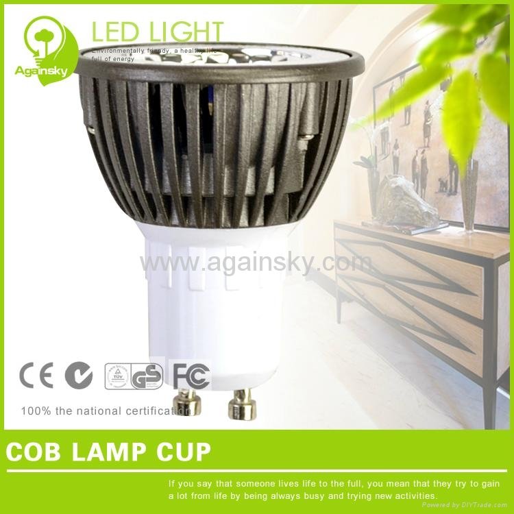 E27/GU10/MR16 3W LED COB Lamp Cup 2