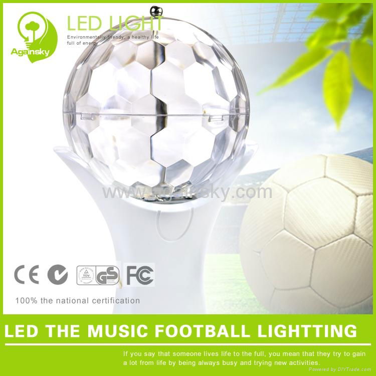 6W LED World Cup Magic Ball with Music and Remote Controller 4