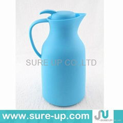 1 liter colourful plastic water jug,glass refill plastic thermos with lids