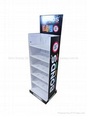 CCNB recyclable cardboard floor display stand for advertising and promotions