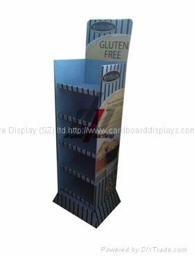 Recyclable cardboard display stand for advertising with UV coating 3